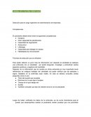 Selección para el cargo ingeniería en administración de empresas