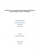 Como retener al personal operativo