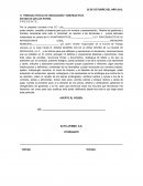 Carta poder para embargo