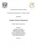 Llenado de Recipientes