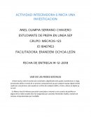 Actividad integradora 6 inicia una investigación. USO DE LAS REDES SOCIALES