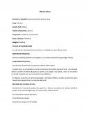 Psicoanalisis. Historia Clínica