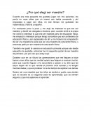 ¿Por qué elegí ser maestra?