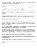 CUESTIONARIO DE PROYECTO 8 PRIMER GRADO ¿Para qué se usa la poesía?