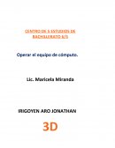 Informatica. Operar el equipo de cómputo