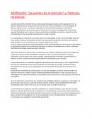 ARTÍCULOS: “La quiebra de la atención” y “Noticias, no gracias”