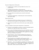 Tipos de investigacion e informacion