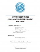 ESTUDIO ECONÓMICO COMPARATIVO ENTRE ESPAÑA Y PORTUGAL