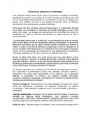 Factores que determinan la enfermedad