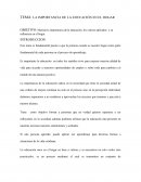 LA IMPORTANCIA DE LA EDUCACIÒN EN EL HOGAR