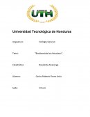 Biodiversidad de Honduras