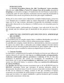 Planeacion Escuela Secundaria Diurna No. 266 “Teotihuacán”