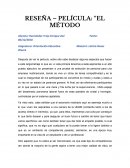Reseña de la Película "El Método"