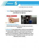 Nuevos dispositivos electrónicos llegan a reemplazan los cigarros