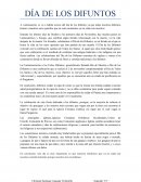 DÍA DE LOS DIFUNTOS