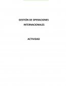 Ejemplos Gestión de Operaciones Internacionales