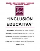 “INCLUSIÓN EDUCATIVA”