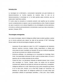 TECNOLOGIAS EMERGENTES. Página 1