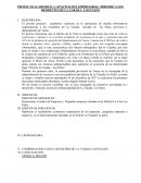 PROYECTO ACADEMICO : CAPACITACION EMPRESARIAL DIRIGIDO A LOS RESIDENTES DE LA YARADA - LOS PALOS
