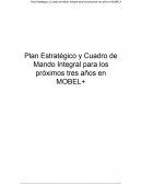 Plan estratégico y Cuadro de mando integral Mobel +