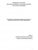 Influencia de la publicidad en productos light