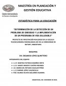 Determinación de la detección de un problema de obesidad y la implementación de un programa de vida saludable