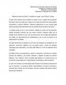 Reporte de lectura del libro “La calidad no cuesta”, autor Philip B. Crosby