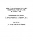 EL GOBIERNO APOSTÓLICO