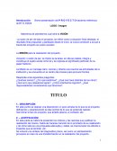 Guion de proyecto social