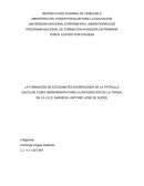 LA FORMACIÓN DE ESTUDIANTES EN BRIGADIER DE LA PATRULLA ESCOLAR COMO HERRAMIENTA PARA LA INTEGRACIÓN DE LA TRIADA EN LA U.E.E. MARISCAL ANTONIO JOSÉ DE SUCRE