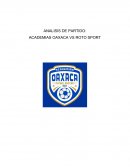 ANALISIS DE PARTIDO: ACADEMIAS OAXACA VS ROTO SPORT