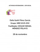 Actividad integradora 1: Ser social