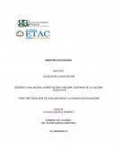 FORO "METODOLOGÍA DE EVALUACIÓN DE LA CALIDAD EN EDUCACIÓN"