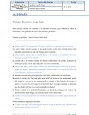 Actividades Trabajo: Me muevo, luego bailo