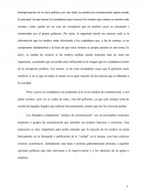El problema de la corrupción y los medios de comunicación en México. Página 3