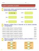 Matemáticas 4° grado