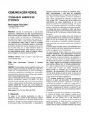 COMUNICACIÓN VERDE: TÉCNICAS DE AUMENTO DE EFICIENCIA