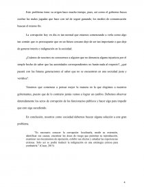 El problema de la corrupción y los medios de comunicación en México. Página 4
