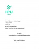Actividad de aprendizaje 4: Conclusión del proyecto de investigación