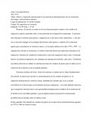 Género y migración internacional en la experiencia latinoamericana. De la visilización del campo a una presencia selectiva