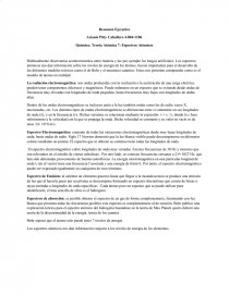 Química: Teoría Atómica 7: Espectros Atómicos. Página 1
