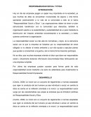 Responsabilidad Social y etica