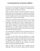 La vida sexual entre los jóvenes en México