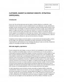 CUSTOMER, MARKET & COMPANY INSIGHTS. ESTRATEGIA EMPRESARIAL