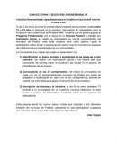 CONVOCATORIA Y SELECCIÓN JÓVENES RURALES