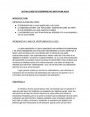 La Evaluacion del desempeño no sirve para nada