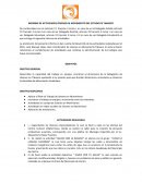 INFORME DE ACTIVIDADES JÓVENES EN MOVIMIENTO DEL ESTADO DE TABASCO