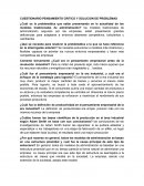 Cuestionario pensamiento critico y solucion de problemas