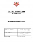 Informe ingeniería de materiales