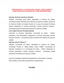 APROXIMACIÓN A LA INTEGRACIÓN LABORAL COMO ELEMENTO COADYUVANTE EN LA MEJORA DEL CLIMA ORGANIZACIONAL